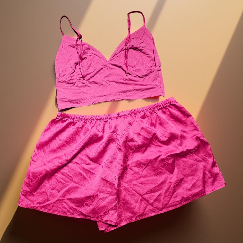 VICTORIA'S SECRET Pink Pajama Set. Size S. NEVER WORN! - Picture 5 of 5